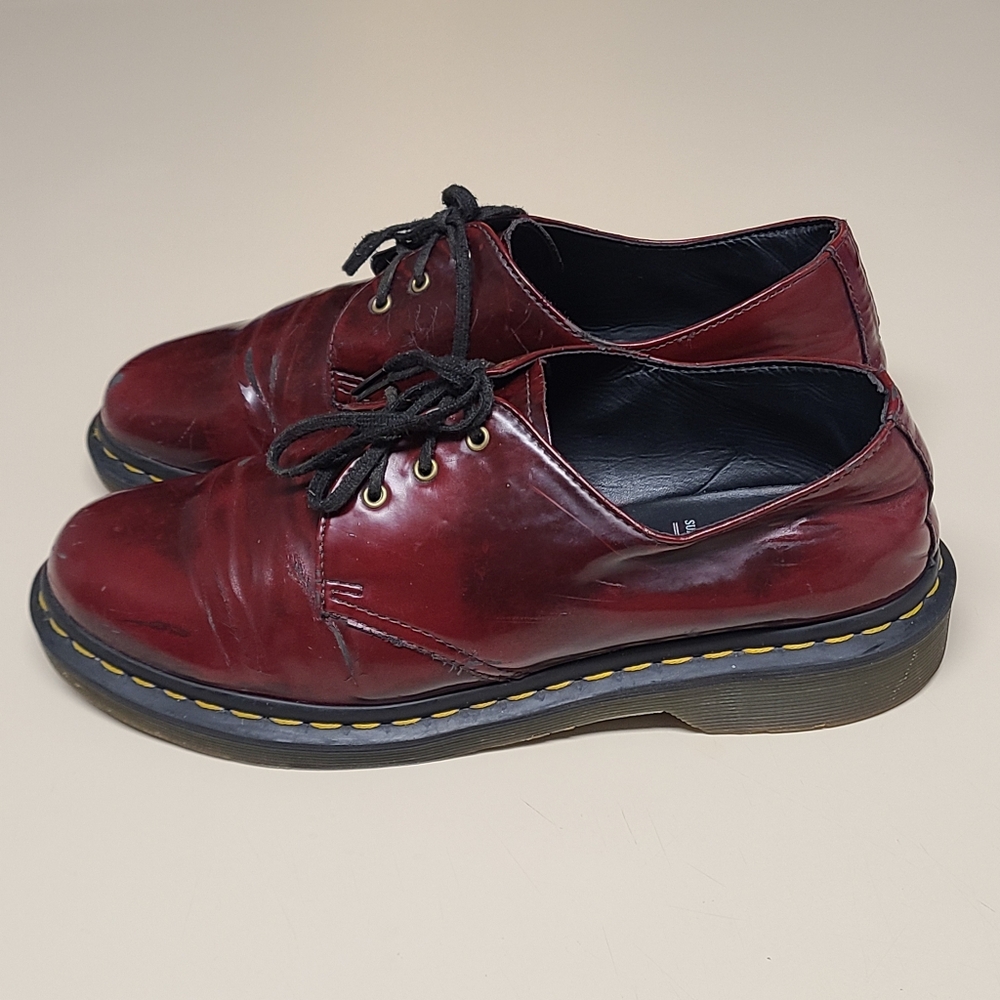 Vintage Dr. Martens 1491 vegan leather oxford casual dress shoes size 10 - Picture 5 of 10